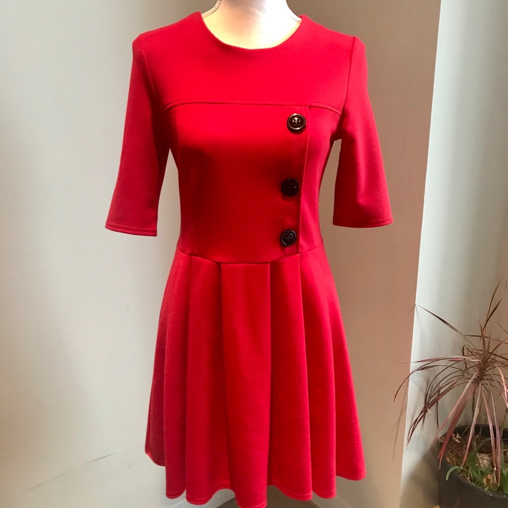 red dress